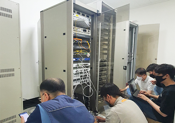 CNAI 우아한형제들 광주센터 네크워크 장비 설치 및 설정 2